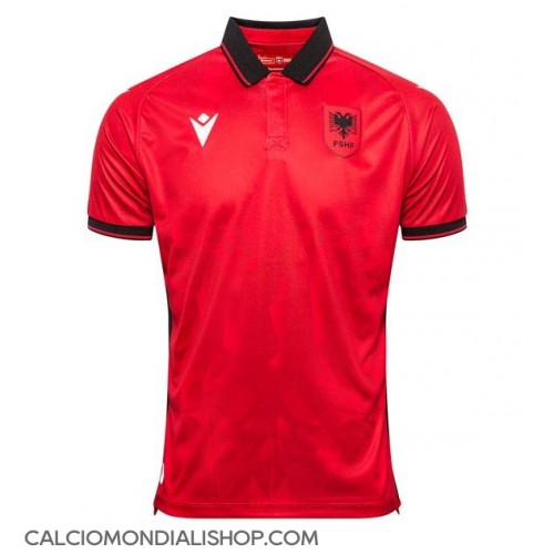 Maglie da calcio Albania Prima Maglia Europei 2024 Manica Corta